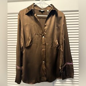 Vince Button Down Shirt NWT SZM